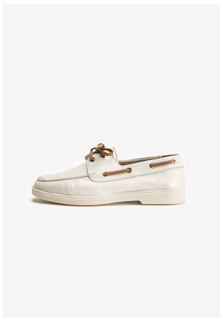 Inuovo Halbschuhe Leder Creme - surf4shoes