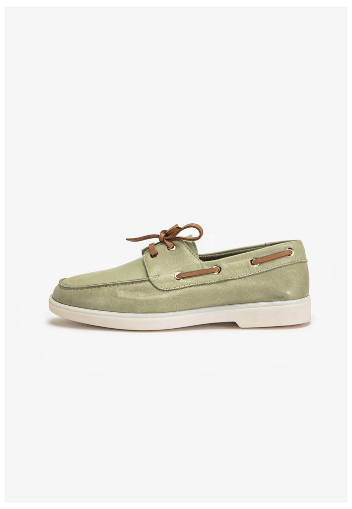 Inuovo Halbschuhe Leder Olive - surf4shoes
