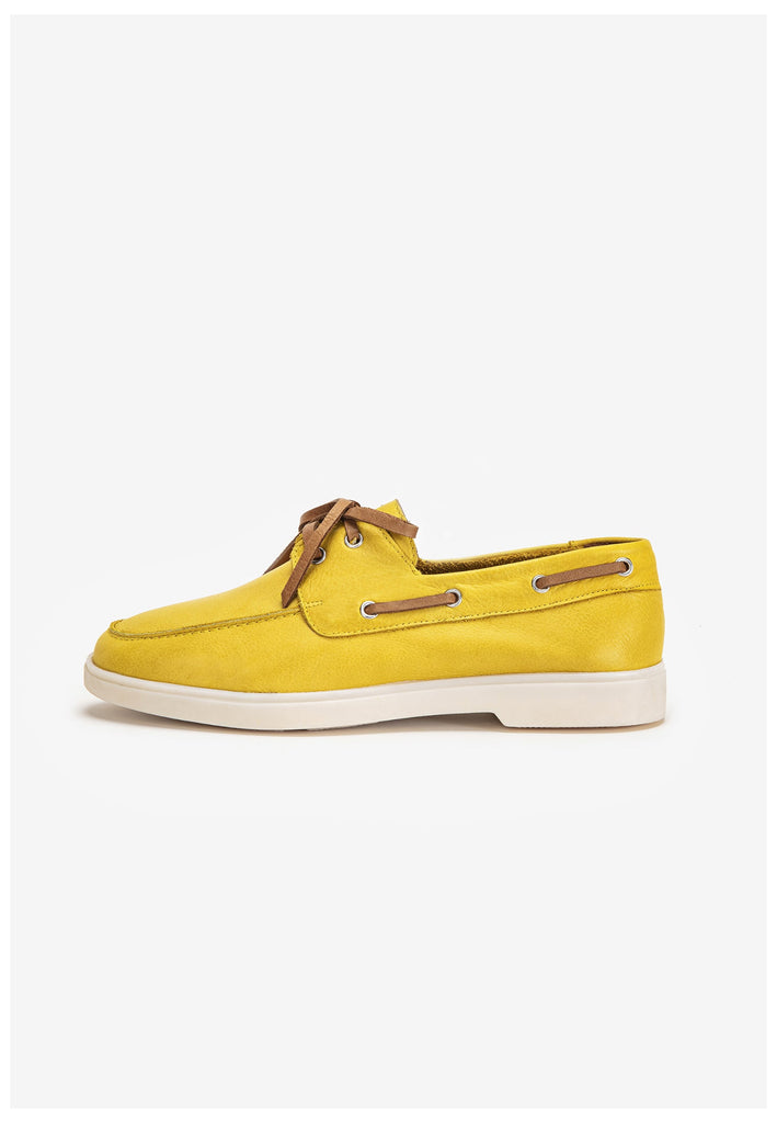 Inuovo Halbschuhe Leder Yellow - surf4shoes