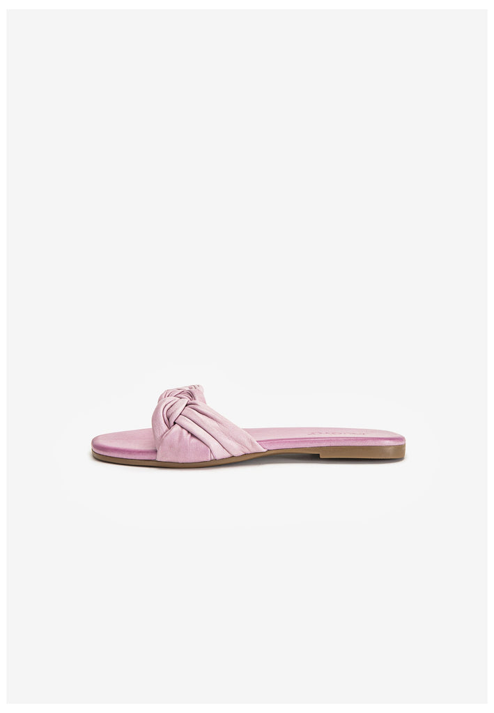 Inuovo Pantoletten Leder Pink - surf4shoes