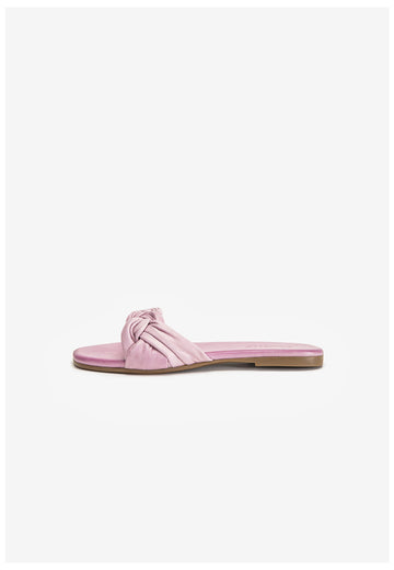 Inuovo Pantoletten Leder Pink - surf4shoes