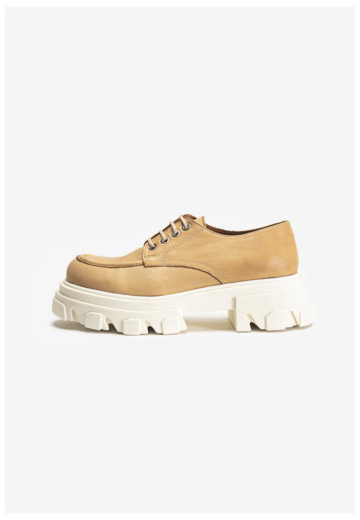 Inuovo Halbschuhe Leder Hellbraun - surf4shoes