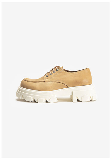 Inuovo Halbschuhe Leder Hellbraun - surf4shoes