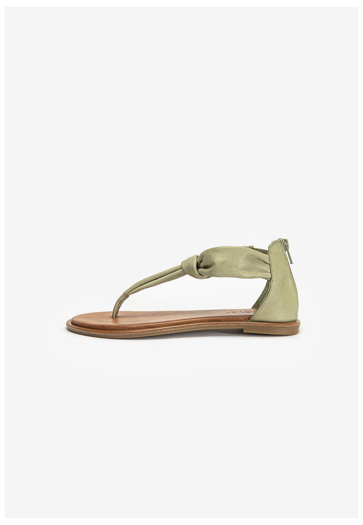 Inuovo Zehensteg Leder Olive - surf4shoes