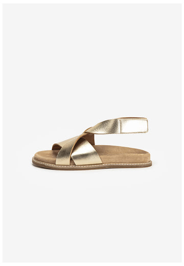 Inuovo Sandalen Leder Gold - surf4shoes