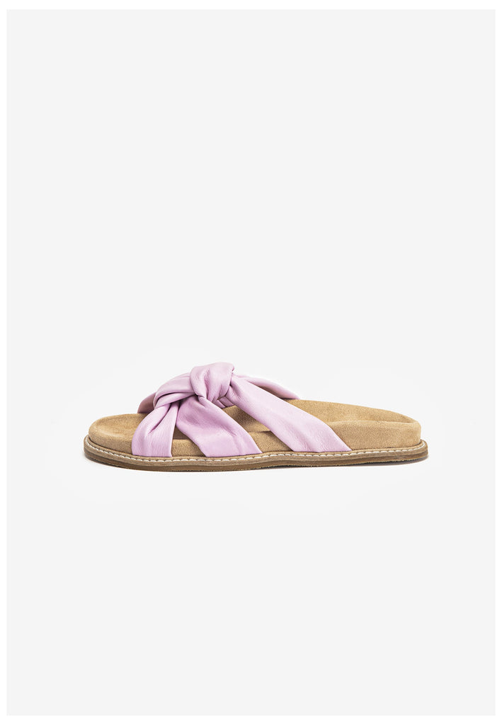 Inuovo Pantoletten Leder Lila - surf4shoes