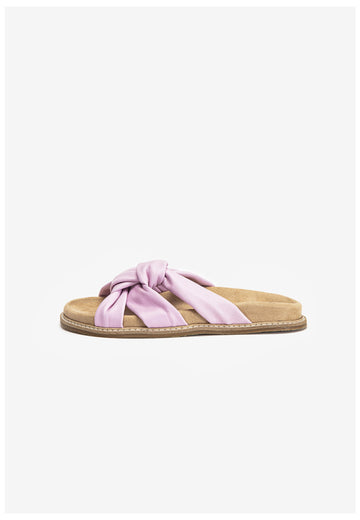 Inuovo Pantoletten Leder Lila - surf4shoes