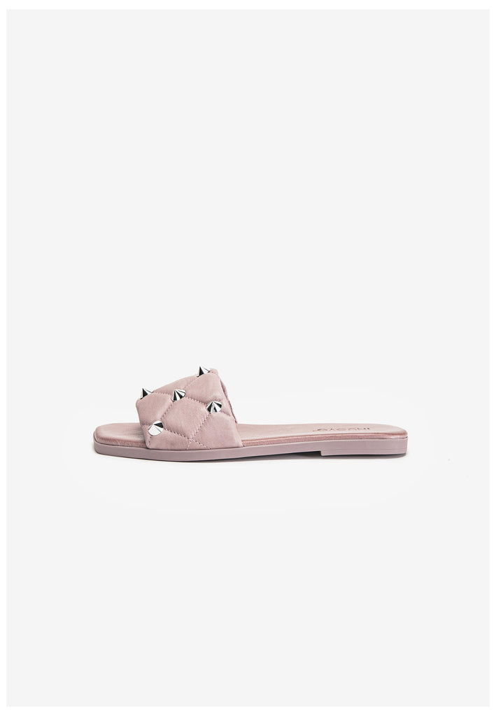 Inuovo Pantoletten Leder Lila - surf4shoes