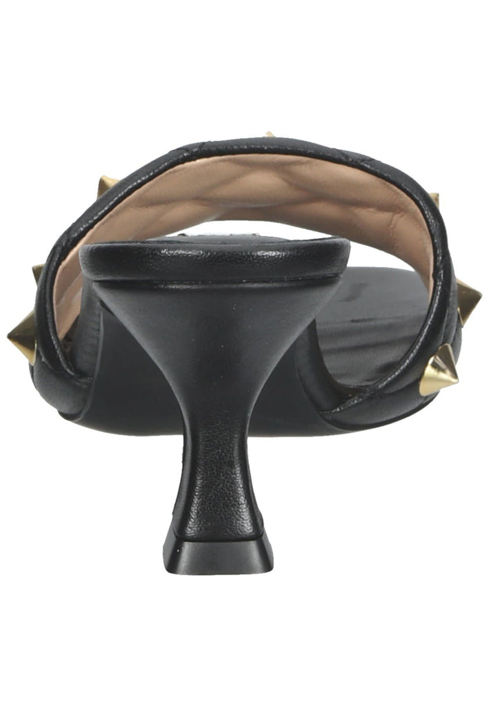 Inuovo Pantoletten Leder Schwarz - surf4shoes