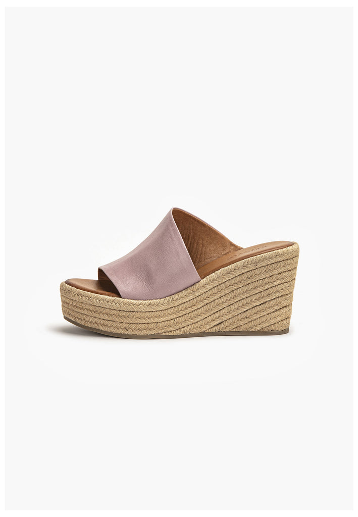 Inuovo Pantoletten Leder Lila - surf4shoes