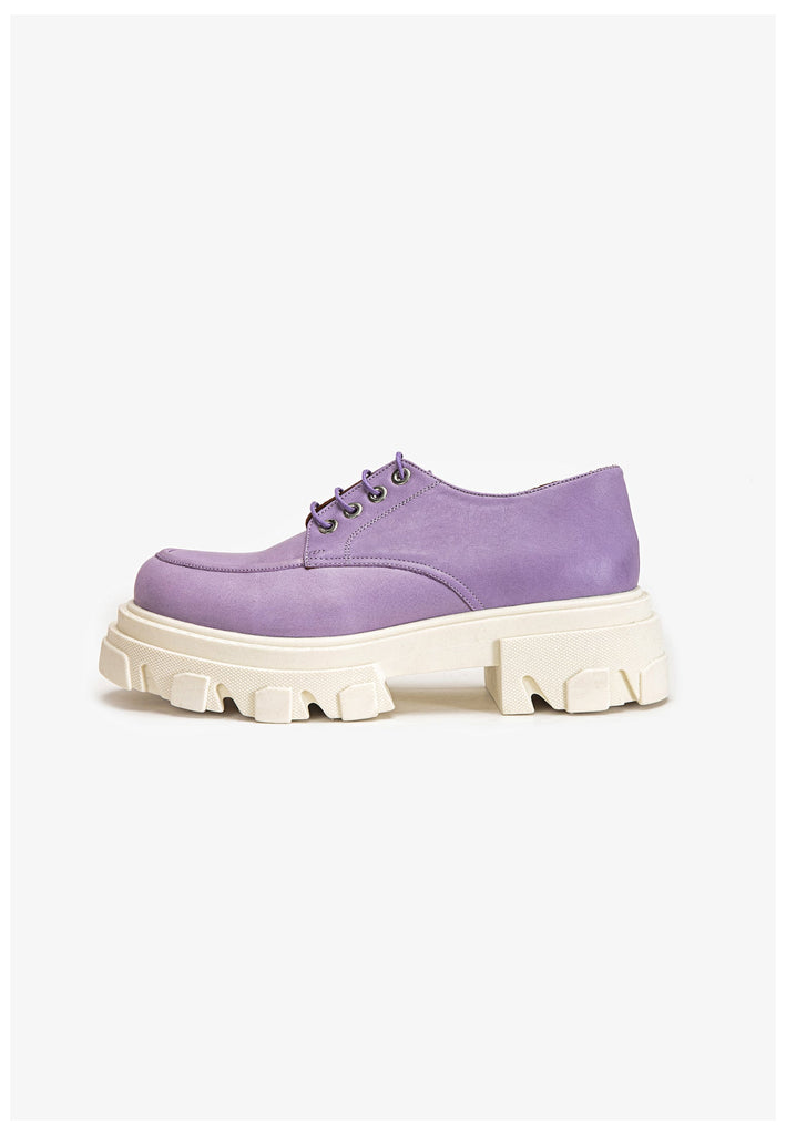 Inuovo Halbschuhe Leder Lila - surf4shoes