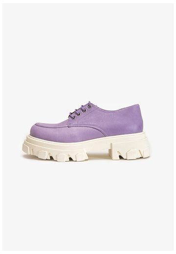 Inuovo Halbschuhe Leder Lila - surf4shoes