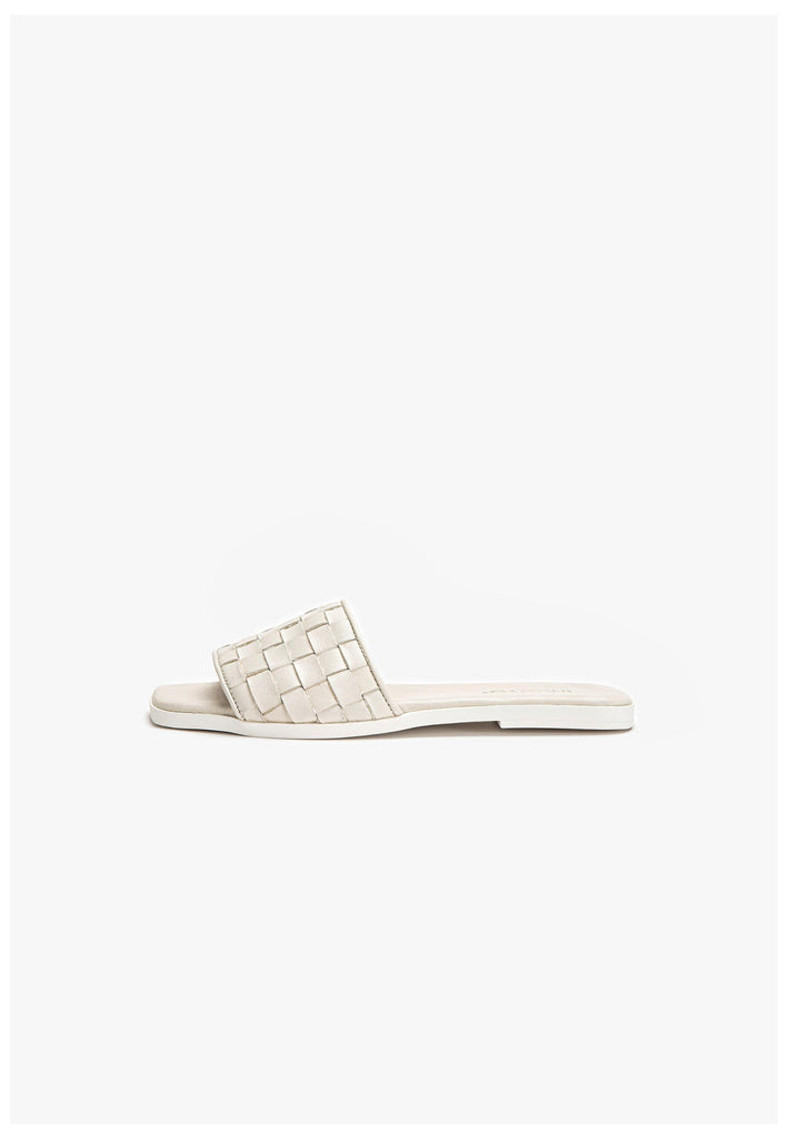 Inuovo Pantoletten Leder Creme - surf4shoes