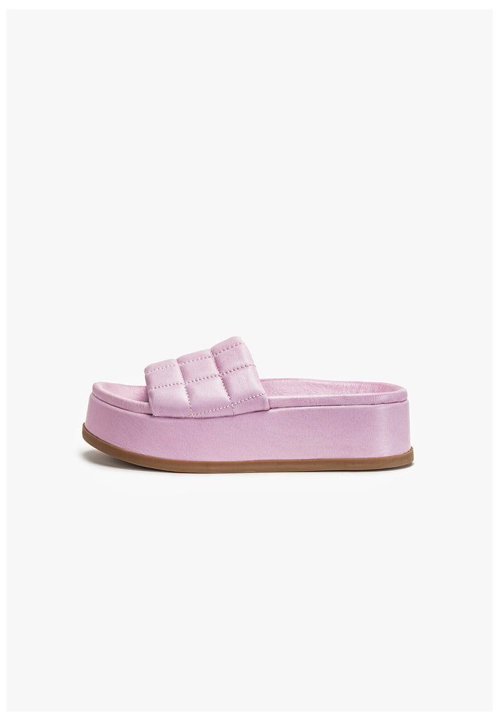 Inuovo Pantoletten Leder Pink - surf4shoes