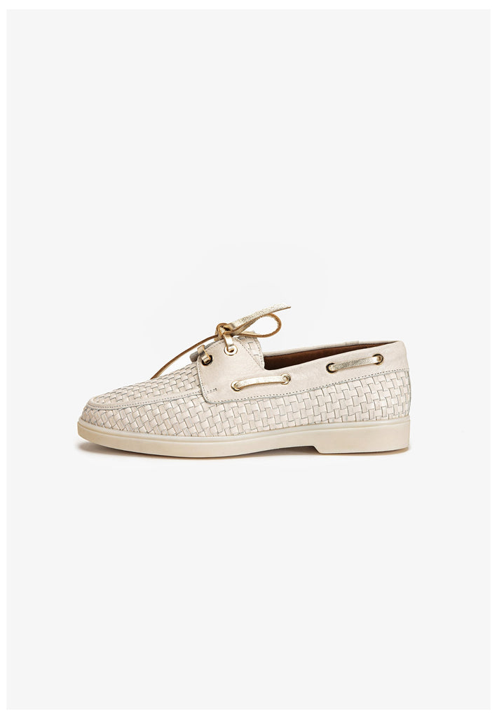 Inuovo Halbschuhe Leder Creme - surf4shoes