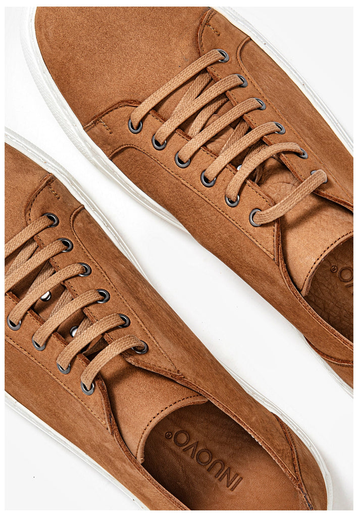 Inuovo Sneaker Leder Tan - surf4shoes