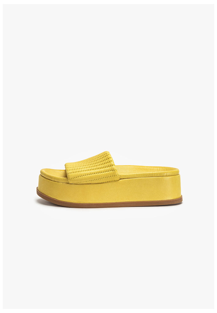 Inuovo Pantoletten Leder Lime - surf4shoes