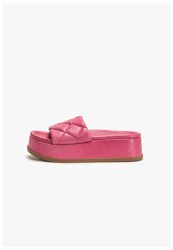 Inuovo Pantoletten Leder Pink - surf4shoes