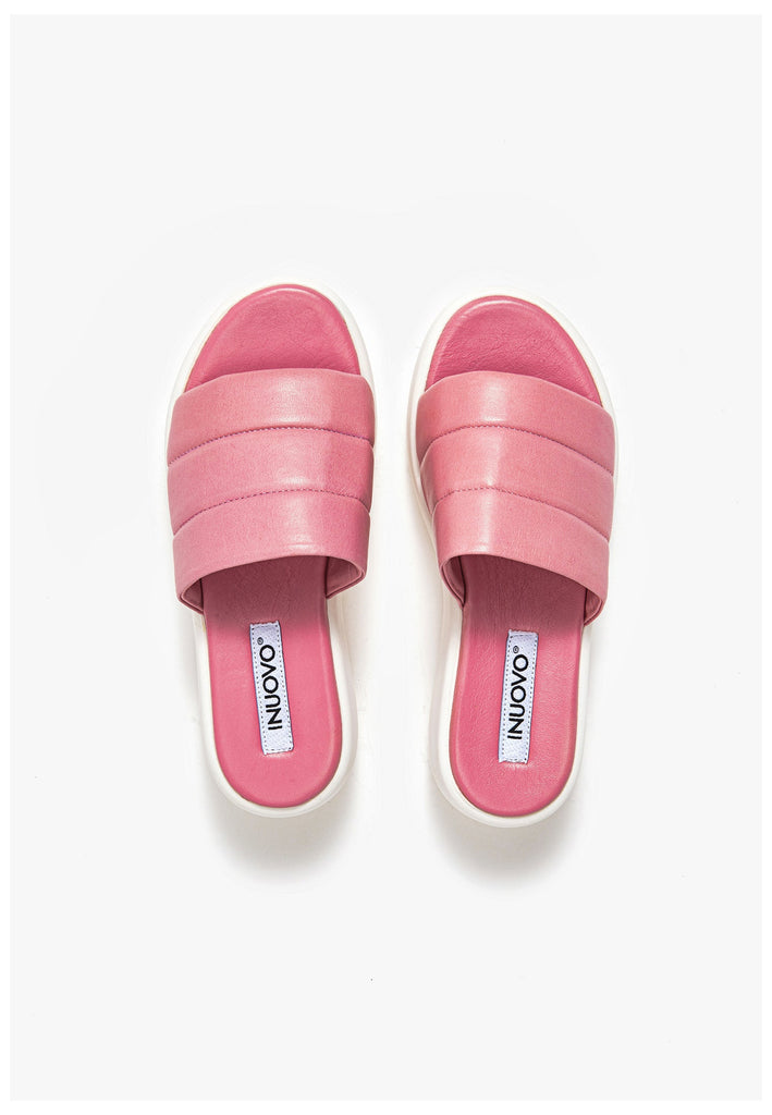 Inuovo Pantoletten Leder Rose - surf4shoes
