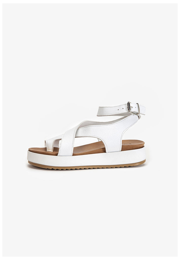 Inuovo Zehensteg Leder Weiß - surf4shoes