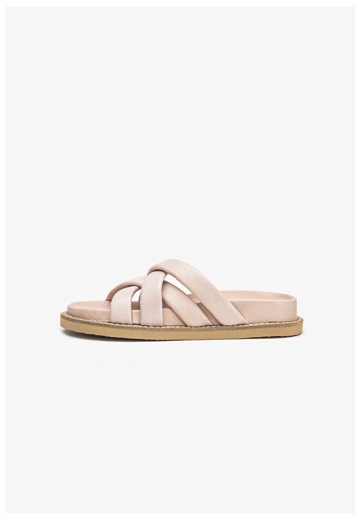 Inuovo Pantoletten Leder Rosa - surf4shoes