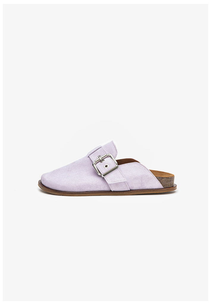 Inuovo Clogs Veloursleder Lavender - surf4shoes