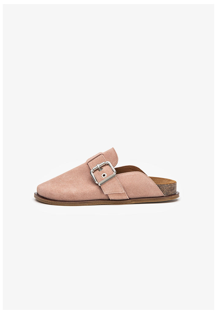 Inuovo Clogs Veloursleder Coral - surf4shoes