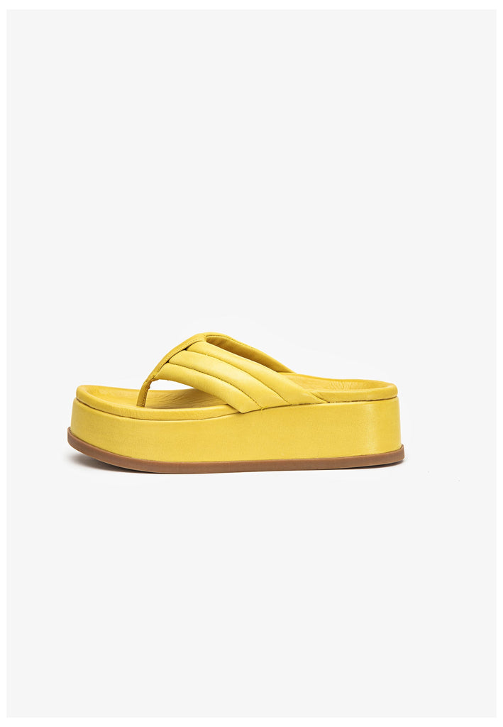 Inuovo Zehensteg Leder Lime - surf4shoes