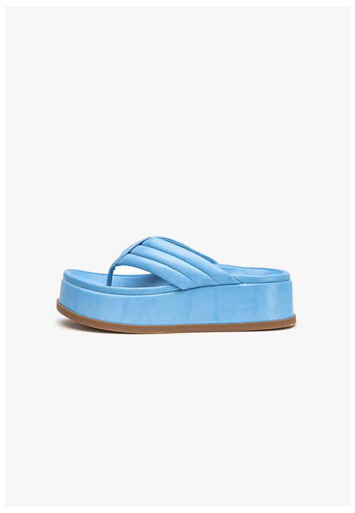 Inuovo Zehensteg Leder Blau - surf4shoes