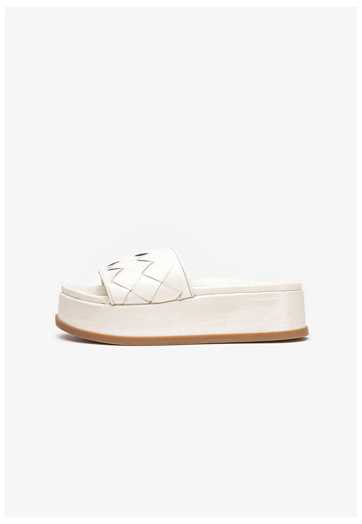 Inuovo Pantoletten Leder Cream - surf4shoes