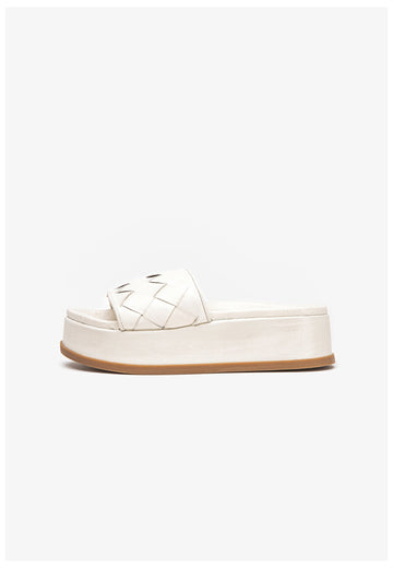 Inuovo Pantoletten Leder Cream - surf4shoes
