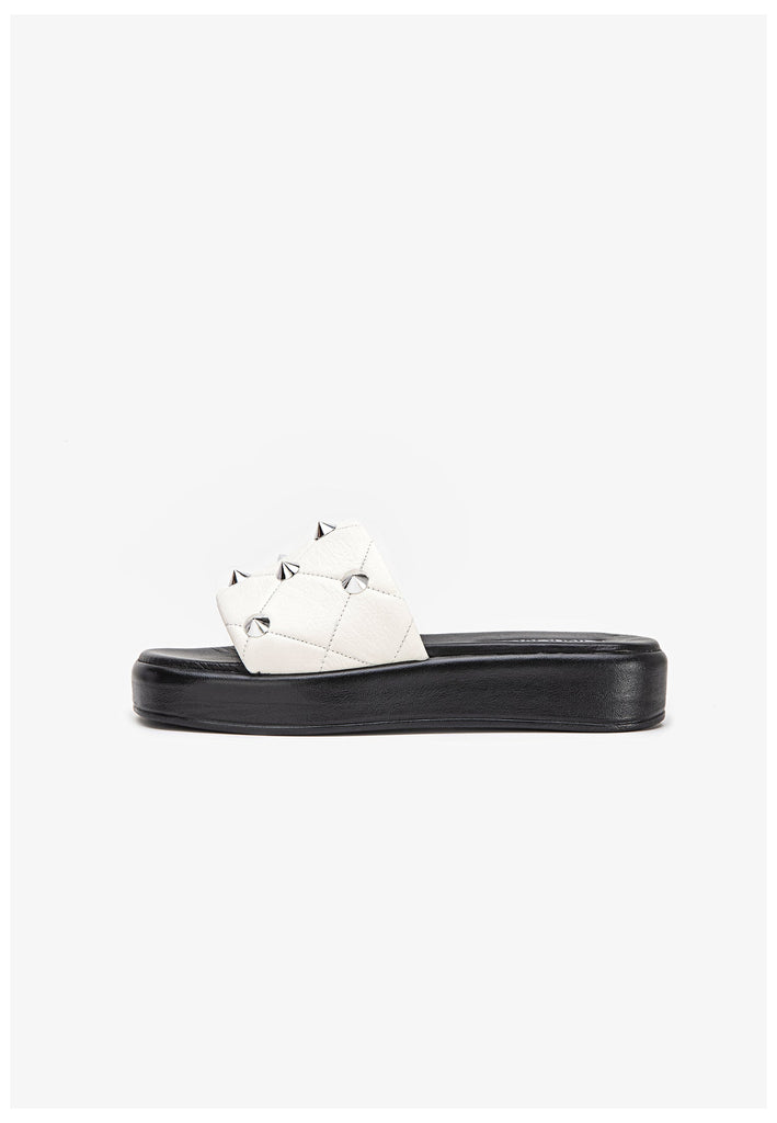 Inuovo Pantoletten Leder Cream - surf4shoes
