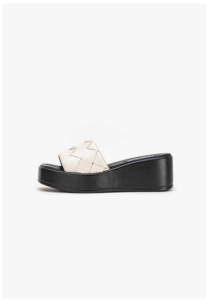Inuovo Pantoletten Leder Cream - surf4shoes