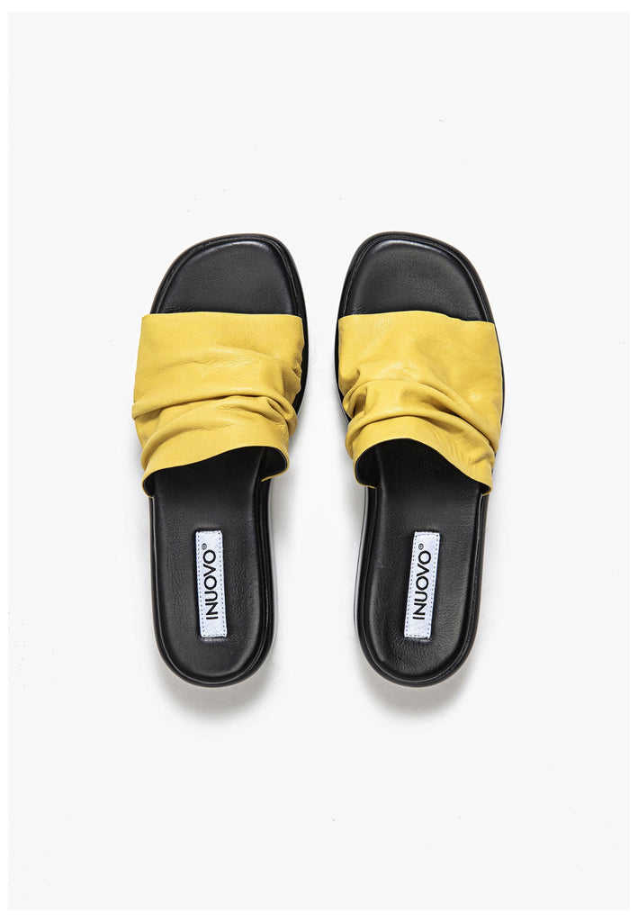 Inuovo Pantoletten Leder Lime - surf4shoes