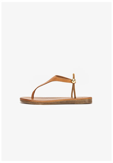 Inuovo Zehensteg Leder Mittelbraun - surf4shoes