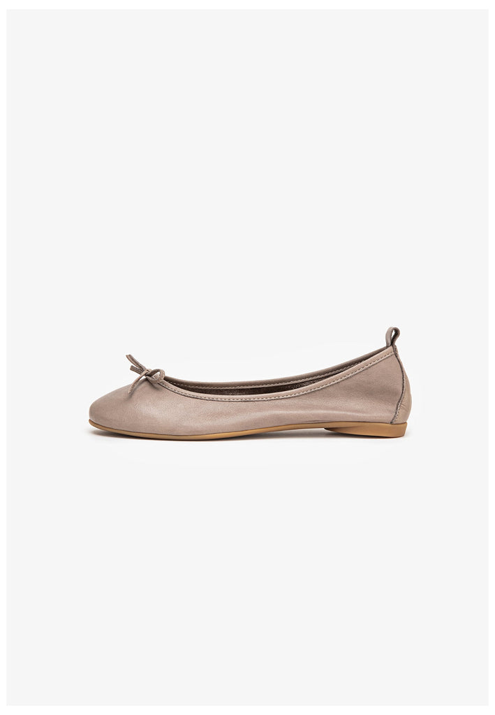 Inuovo Ballerinas Leder Grau - surf4shoes