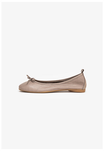 Inuovo Ballerinas Leder Grau - surf4shoes