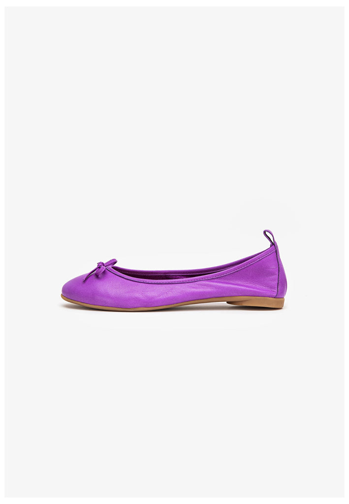 Inuovo Ballerinas Leder Lila - surf4shoes