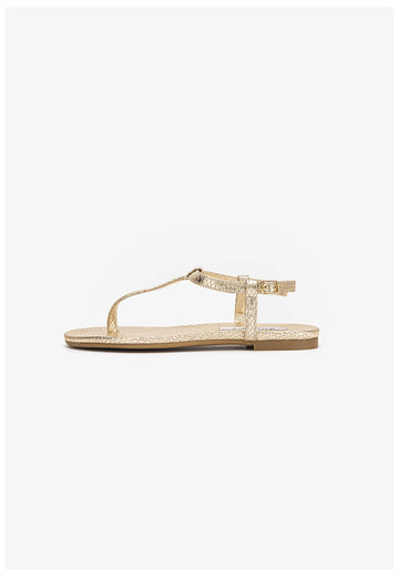 Inuovo Zehensteg Leder Gold - surf4shoes