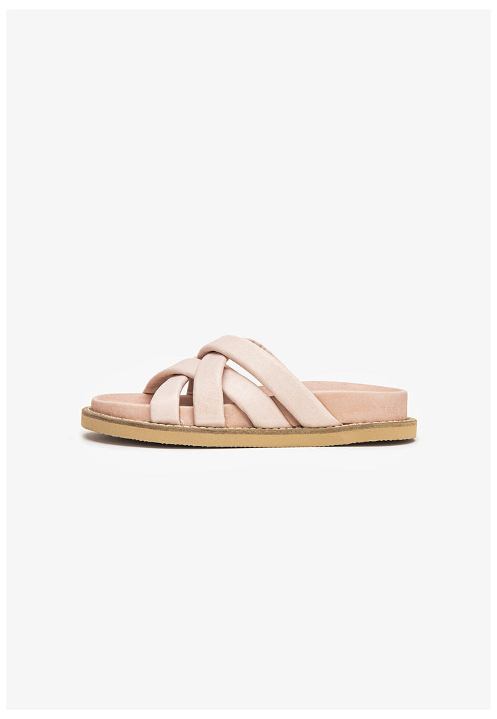 Inuovo Pantoletten Leder Nude - surf4shoes