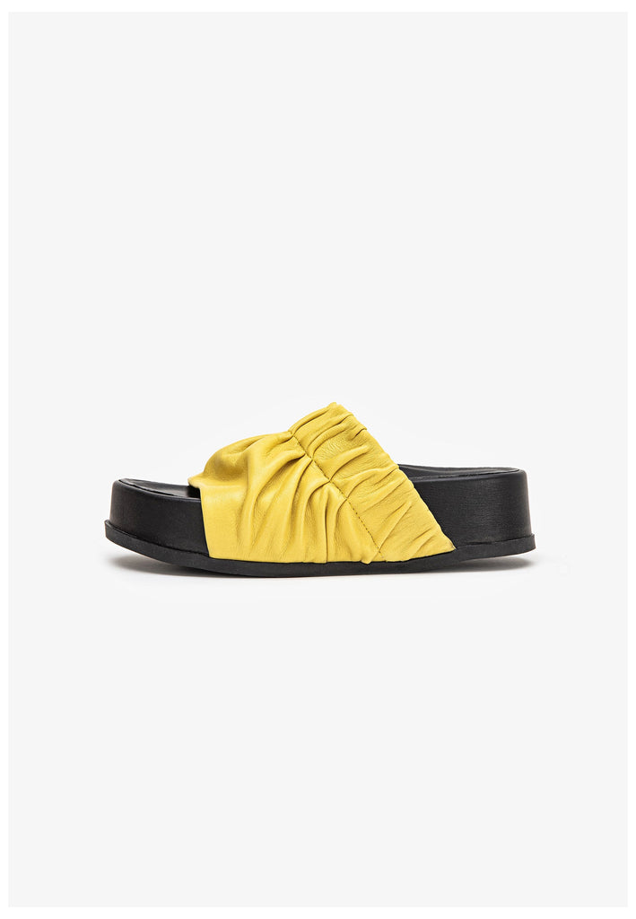 Inuovo Pantoletten Leder Lime - surf4shoes