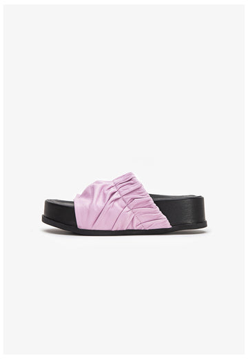 Inuovo Pantoletten Leder Pink - surf4shoes