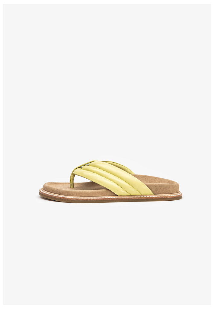 Inuovo Pantoletten Leder Lime - surf4shoes