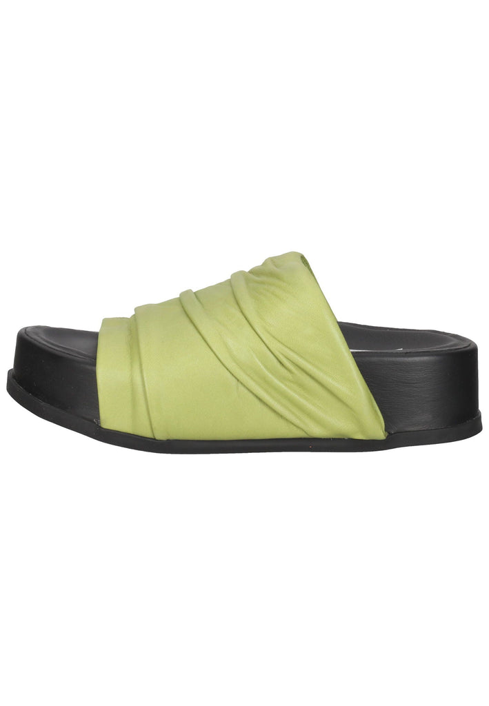 Inuovo Pantoletten Leder Grün - surf4shoes