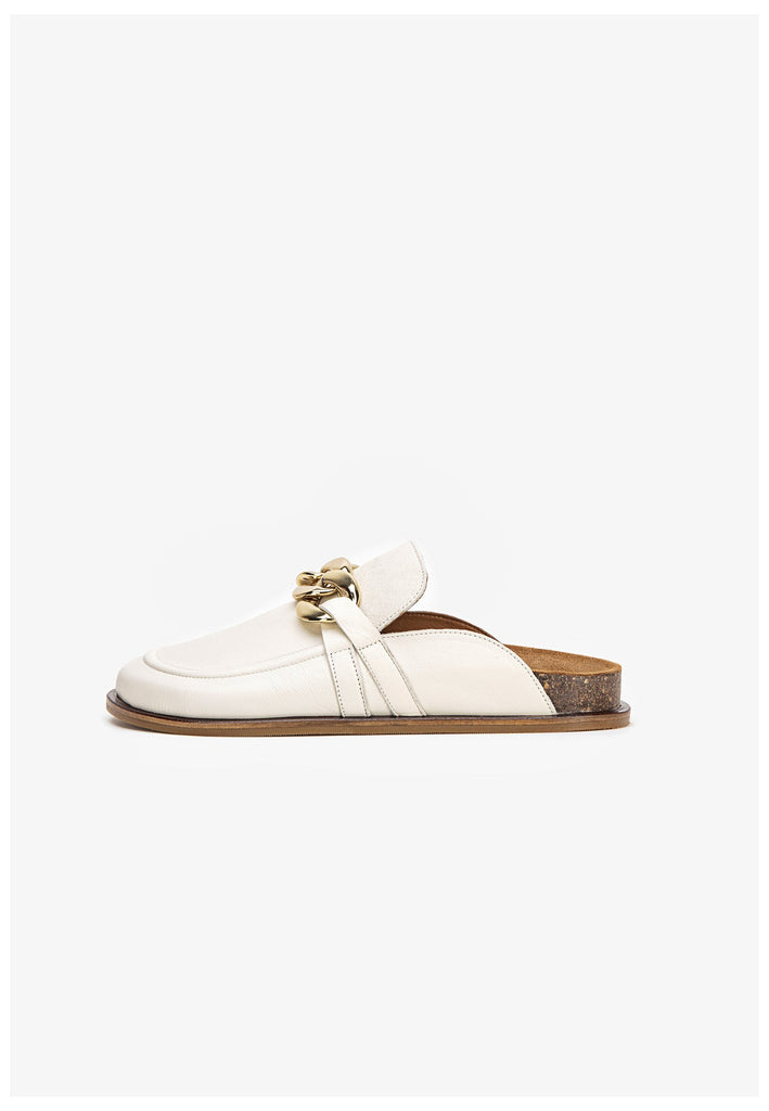 Inuovo Pantoletten Leder Cream - surf4shoes