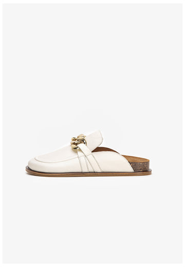Inuovo Pantoletten Leder Cream - surf4shoes