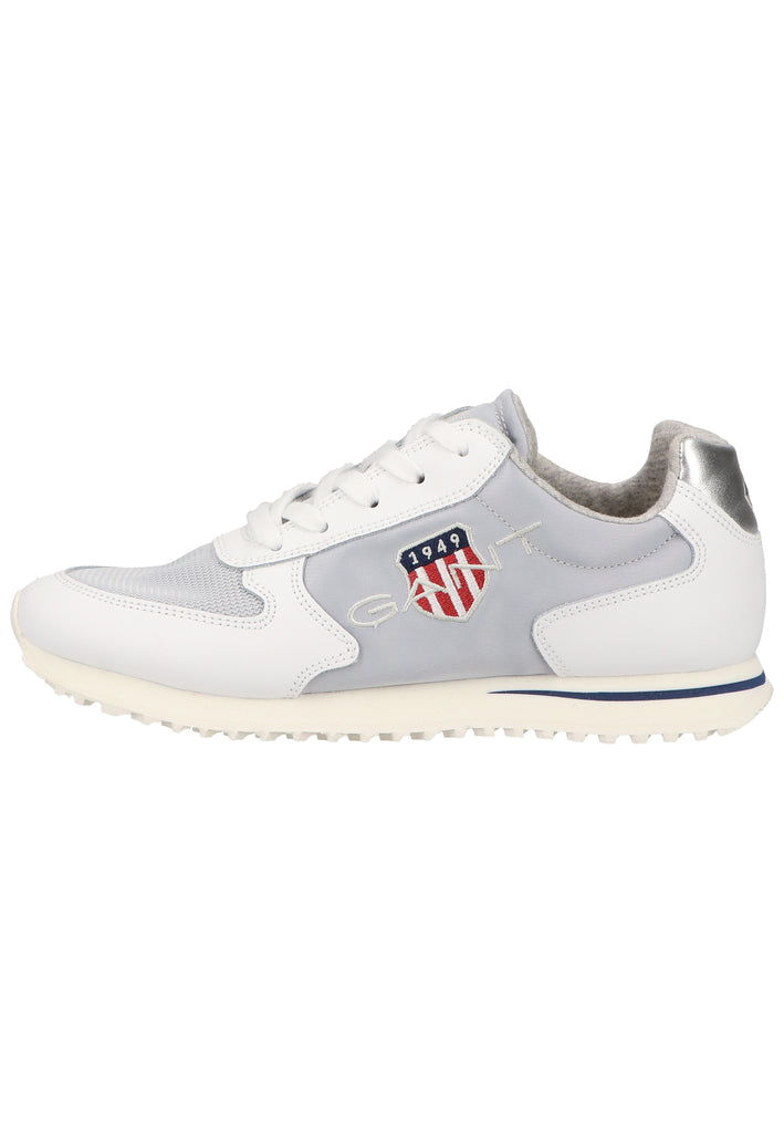 GANT Sneaker Leder/Textil Hellgrau/Weiß - surf4shoes
