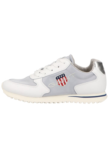 GANT Sneaker Leder/Textil Hellgrau/Weiß - surf4shoes