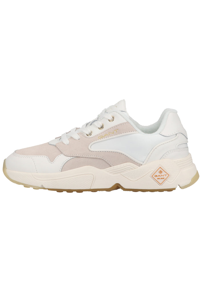 GANT Sneaker Leder/Textil Weiß - surf4shoes