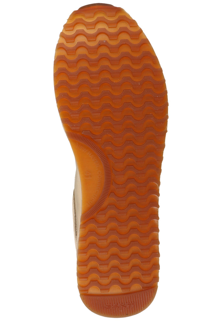 GANT Sneaker Veloursleder/Textil Beige/Braun - surf4shoes